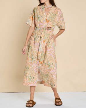 Harris Wilson - Robe en Popeline Erminio imprimée garrigue multicolore 34