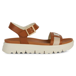 Geox - Sandales en Cuir Xand camel 41
