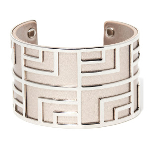 Suzanne - Manchette Hedone en Métal argenté/gris OS