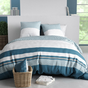 Baton Rouge - Parure Housse de Couette Nocturne multicolore 260x240 cm