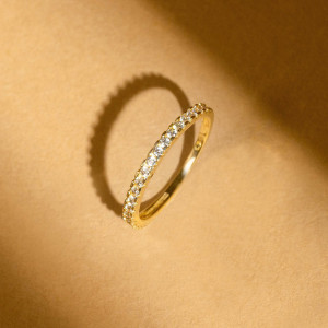 Instant d'Or - Bague Délicatesse or jaune 50