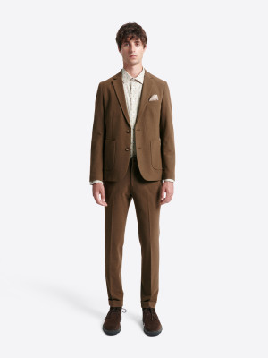 Devred - Veste de costume extraslim bistretch chestnut T.58