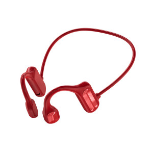 Inkasus - Casque audio à conduction osseuse Bluetooth 5.2 edition ALPINE Rouge OS