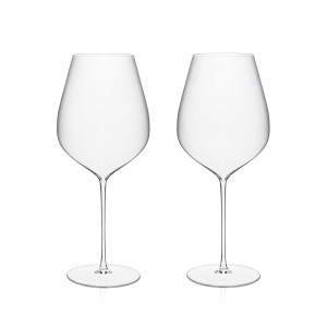 Couzon - 2 verres Grand Bordeaux cristallin Altis transparent - 63 cl OS