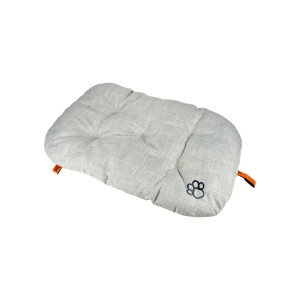 Love Stories - Coussin flocon reversible polyester 69*44*h5cm city gris clair OS