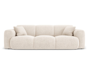 Maison Héritage - Canapé Theo 3 Places beige clair - 235x95x72 cm OS