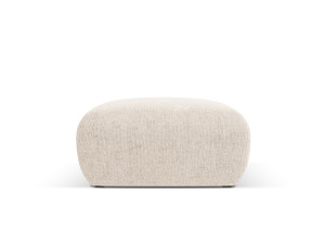 Maison Héritage - Pouf Theo 1 Place beige clair - 75x75x36 cm OS
