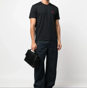 Ami Paris - T-Shirt Ami De Coeur Noir XXXL