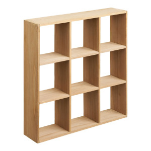 House Nordic - Étagère murale Moss en pin naturel - 10x46x46 cm OS