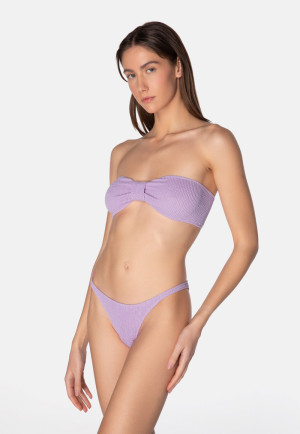 Sorbet Island - Maillot de bain échancré Lory figue OS