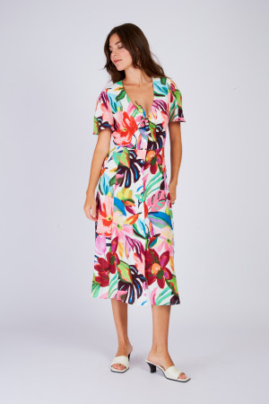 Derhy - Robe Prune rouge M