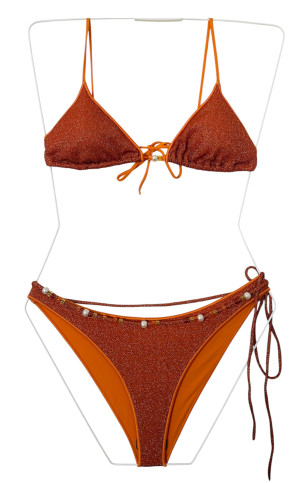 Blusha - Haut de maillot de bain Nabilla abricot L