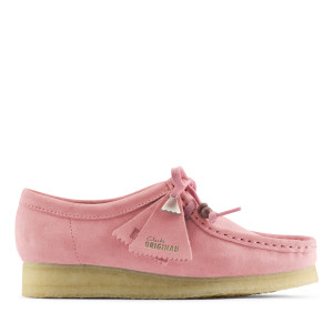 Clarks - Chaussures Wallabee Rose bonbon 36