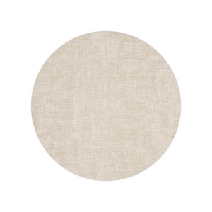 Guzzini - Set de table ronde en tissu blanc laiteux - 37,5 cm OS