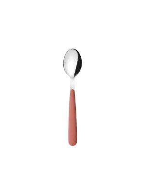 Guzzini - 6 Cuillères à café Pop terracotta pâle OS