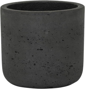 Guzzini - Pot simple Tierra argile noire - 10,5 x 10,5 x 10,5 cm OS
