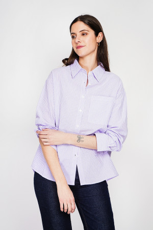 Assuili - Chemise Josie lilas XXL