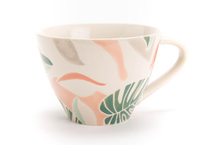 Amadeus -  2 Tasses à thé Natureva blanc/multicolore - 11.50x8.50cm OS