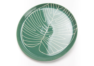 Amadeus - 2 Assiettes Natureva verte - 3x32 cm OS
