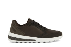 Geox - Sneakers en cuir Spherica Actif cafés 39