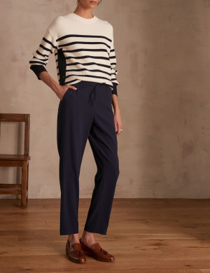 Maison 123 - Pantalon Ferdinand P Crepe marine 42
