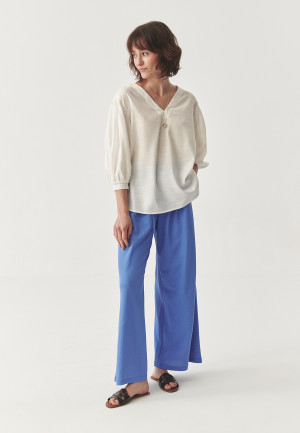 Tatuum - Pantalon tricoté Namaliko blue 36