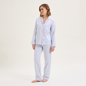 Laurence Tavernier - Pyjama en coton Essentir bleu M