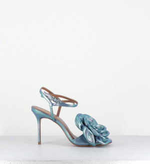 Garrice Lab - Sandales en cuir bleues 38