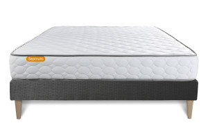 Septnuits - Matelas à mémoire de forme Memo blanc - 180x200 cm 180x200 cm