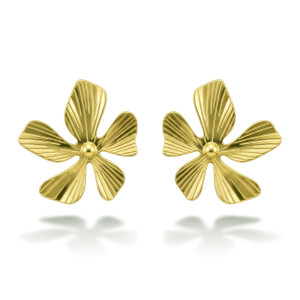 Emily Westwood - Boucles d'oreilles en Acier Laura dorées OS