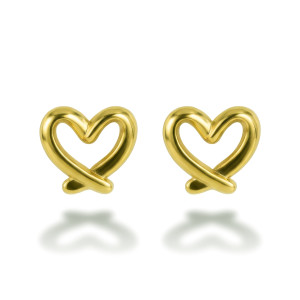 Emily Westwood - Boucles d'oreilles en Acier Elsa dorées OS