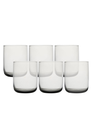 Hermia Concept - Ensemble de verres gris - 6 pièces OS