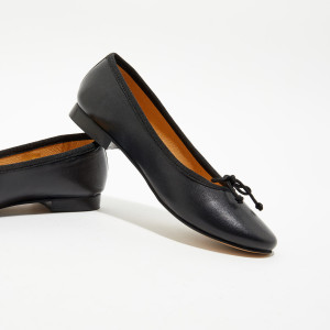 Quartier Latin - Ballerines en cuir Jeanne noires 41