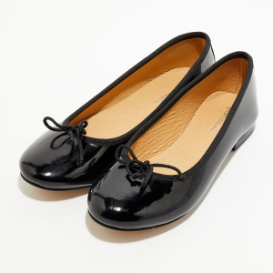 Quartier Latin - Ballerines en cuir verni Jeanne noires 40