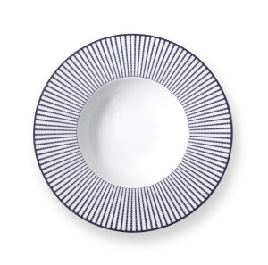Médard de Noblat - Assiette creuse Alhambra blanc/bleu - D.20 cm (lot de 6) OS