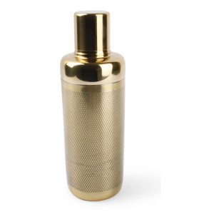 Salt & Pepper Collection - Shaker à cocktails en acier inoxydable Diamond Bar doré -  65cl OS