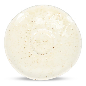 Salt & Pepper Collection - 4 Soucoupes moka style plage en porcelaine Studio Urban beiges -  D.11 cm OS
