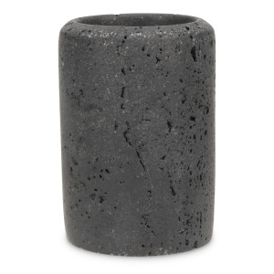 Salt & Pepper Collection - Porte-brosse à dents   en polyrésine Suds gris anthracite - 7 x 10,5 cm OS