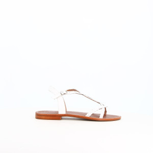 André - Sandales en cuir Ella 6 blanches 36