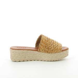 André - Mules en cuir Rym beiges 36