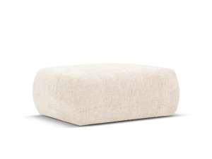 Cosmopolitan Design - Pouf Matera 1 places beige clair - 86x68x40 cm OS