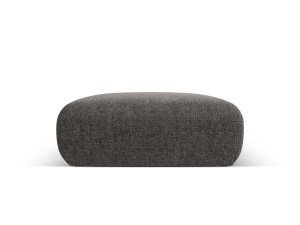 Cosmopolitan Design - Pouf Nolio 2 places gris - 100x100x36 cm OS