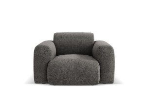 Cosmopolitan Design - Fauteuil Nolio 1 places gris - 105x95x72 cm OS