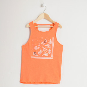 Miss AP - Débardeur en Coton Candy orange 18 A
