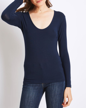 Mare - T-Shirt Marion en Micromodal bleu M