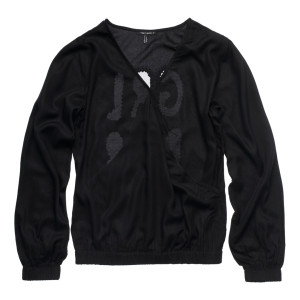 Teddy Smith - Blouse Tigirl noire 16 A