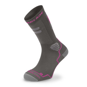 Skarpetki Rollerblade High Performance Socks - Szaro/Różowe - M