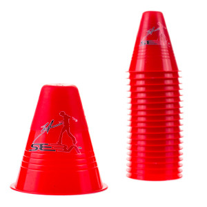 Seba Slalom Cones Dual Density - Czerwone (20 szt.)