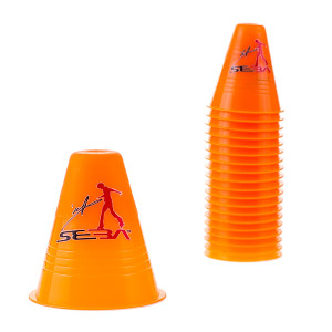 Seba Slalom Cones Dual Density - Pomarańczowe (20 szt.)