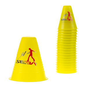 Seba Slalom Cones Dual Density - Żółte (20 szt.)